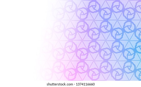Original interior background in geometric style. Curved line. Vector illustration. Gradient color.