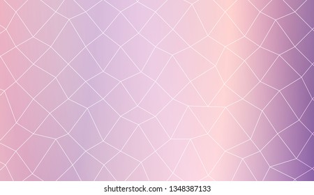 Original interior background in polygonal mesh style. For interior wallpaper, smart design, fashion print. Vector illustration. Creative gradient color