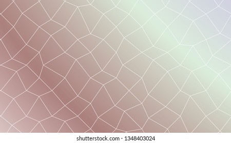 Original interior background in polygonal mesh style. For your idea, presentation, smart design Vector illustration. Creative gradient color
