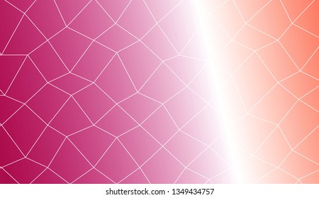 Original interior background in polygonal mesh style. For your idea, presentation, smart design Vector illustration. Creative gradient color