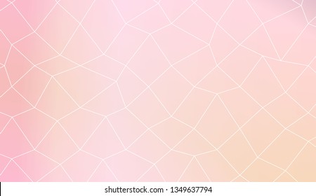 Original interior background in polygonal mesh style. For interior wallpaper, smart design, fashion print. Vector illustration. Creative gradient color