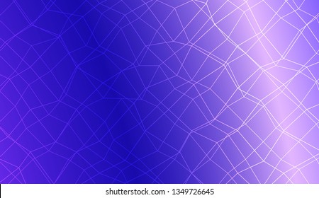 Original interior background in polygonal mesh style. For your idea, presentation, smart design Vector illustration. Creative gradient color