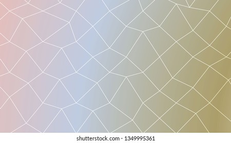 Original interior background in polygonal mesh style. For your idea, presentation, smart design Vector illustration. Creative gradient color