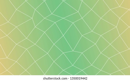Original interior background in polygonal mesh style. For your idea, presentation, smart design Vector illustration. Creative gradient color