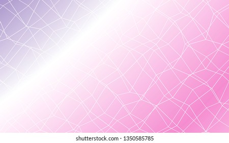Original interior background in polygonal mesh style. For your idea, presentation, smart design Vector illustration. Creative gradient color