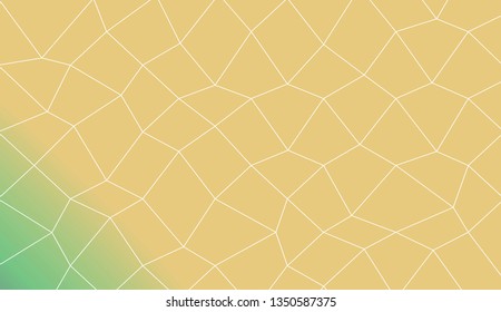 Original interior background in polygonal mesh style. For your idea, presentation, smart design Vector illustration. Creative gradient color