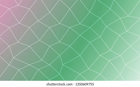 Original interior background in polygonal mesh style. For your idea, presentation, smart design Vector illustration. Creative gradient color