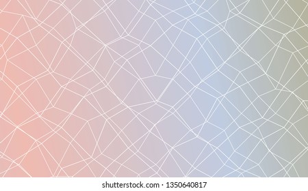 Original interior background in polygonal mesh style. For your idea, presentation, smart design Vector illustration. Creative gradient color