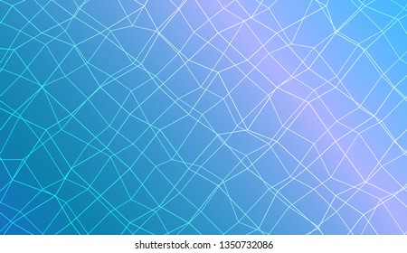 Original interior background in polygonal mesh style. For your idea, presentation, smart design Vector illustration. Creative gradient color