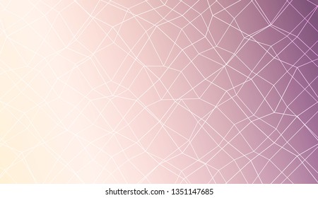 Original interior background in polygonal mesh style. For interior wallpaper, smart design, fashion print. Vector illustration. Creative gradient color