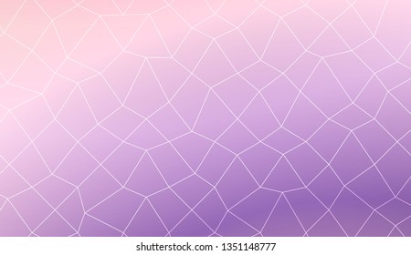 Original interior background in polygonal mesh style. For interior wallpaper, smart design, fashion print. Vector illustration. Creative gradient color
