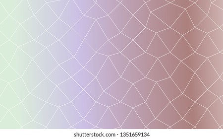 Original interior background in polygonal mesh style. For your idea, presentation, smart design Vector illustration. Creative gradient color