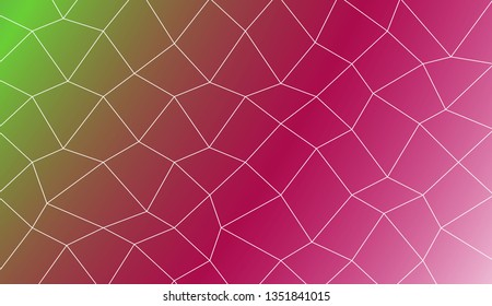 Original interior background in polygonal mesh style. For your idea, presentation, smart design Vector illustration. Creative gradient color