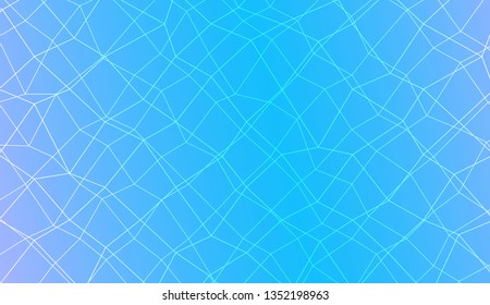 Original interior background in polygonal mesh style. For your idea, presentation, smart design Vector illustration. Creative gradient color