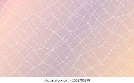 Original interior background in polygonal mesh style. For interior wallpaper, smart design, fashion print. Vector illustration. Creative gradient color
