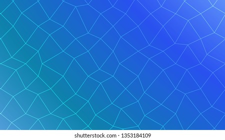 Original interior background in polygonal mesh style. For your idea, presentation, smart design Vector illustration. Creative gradient color