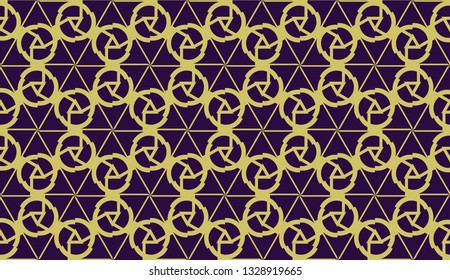 Original interior background in triangles style. Vector illustration. For modern interior design, fashion print.