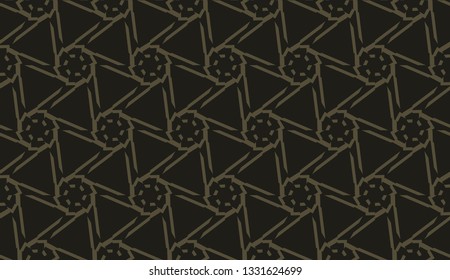 Original interior background in triangles style. Vector illustration. For modern interior design, fashion print.