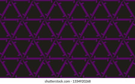 Original interior background in triangles style. Vector illustration. For modern interior design, fashion print.