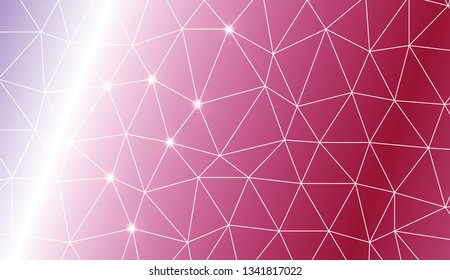 Original interior background in triangles style. For flyer, screen, business presentation. Vector illustration. Creative gradient color