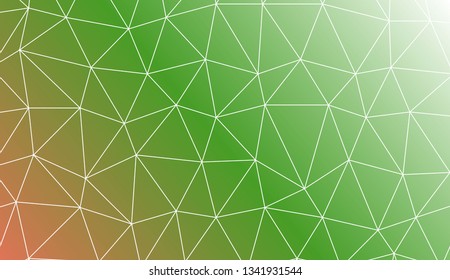 Original interior background in triangles style. For flyer, screen, business presentation. Vector illustration. Creative gradient color