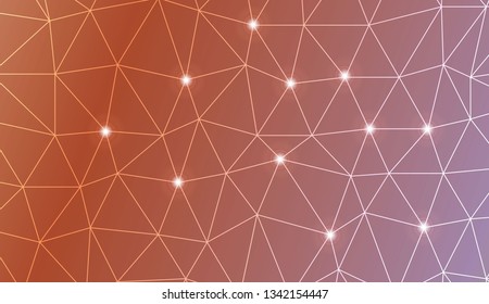 Original interior background in triangles style. For flyer, screen, business presentation. Vector illustration. Creative gradient color
