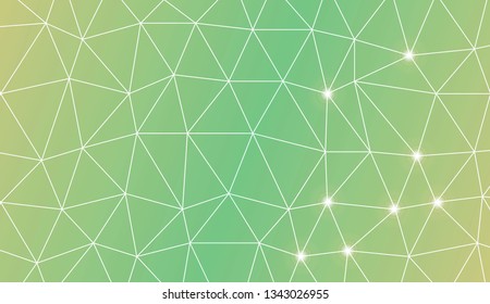 Original interior background in triangles style. For flyer, screen, business presentation. Vector illustration. Creative gradient color