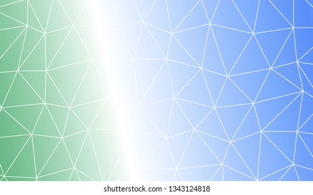 Original interior background in triangles style. For flyer, screen, business presentation. Vector illustration. Creative gradient color