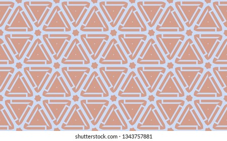 Original interior background in triangles style. Curved line. Vector illustration. For modern interior design, fashion print