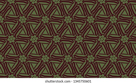 Original interior background in triangles style. Curved line. Vector illustration. For modern interior design, fashion print