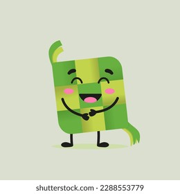 Original Ketupat Characters For Ied Mubarak Poster - Fully Edittable