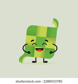 Original Ketupat Characters For Ied Mubarak Poster - Fully Edittable