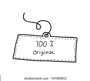 original label doodle