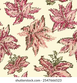 Original Linie Zeichnung Design von Lilienblumen, wilde Lilien florale nahtlose Muster. Stickerei Bleistift Skizze karierten Hintergrund Blütendruck