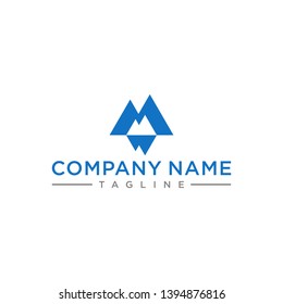 The original M logo is mountain style and has a triangular shape