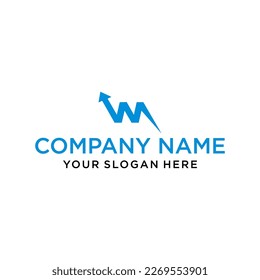El logotipo M original es elegante y elegante