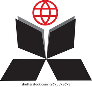 El significado original de este ícono es “educación mundial”, “aprendizaje global” o “intercambio internacional de conocimiento”.