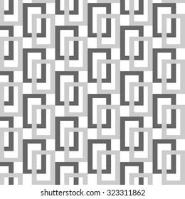 Original modern gray - black geometric pattern of polygons on a white background.