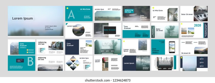Original Modern Presentation templates or booklet. Easy Use in flyer and style info banner, trendy strategy mockup. Creative Slideshow or Startup. ppt.