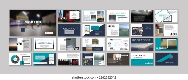 Original Modern Presentation templates or booklet. Easy Use in flyer and style info banner, trendy strategy mockup. Creative Slideshow or Startup. ppt.