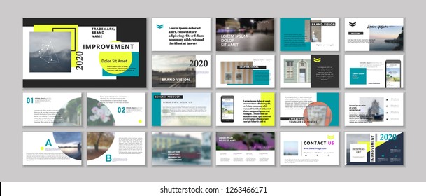 Original Modern Presentation templates or booklet. Easy Use in flyer and style info banner, trendy strategy mockup. Creative Slideshow or Startup. ppt.