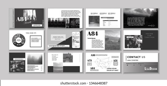 Original Modern Presentation templates or booklet. Easy Use in flyer and style info banner, trendy strategy mockup. Editable simple corporate posts, modern info banner. blog, app, social media pack.