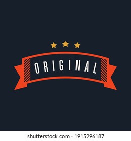 Original. Modern Vector Illustration. Lettering Composition with Decorative Elements on Dark Background. Social Media Ads. 