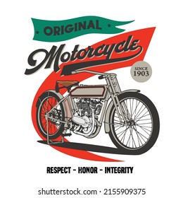 Original Motorcycle a nice poster
