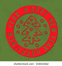 Original New Year stamp