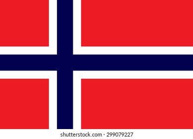 Original Norway flag vector in official format and true colors.