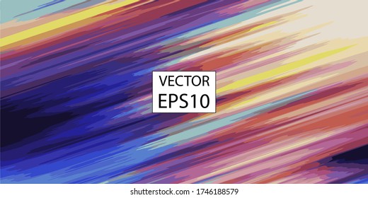 Original oil painting on canvas. Color Abstract art background. Modern Creative design. Liquid marble flat style template.