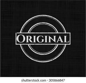 Original en la pizarra