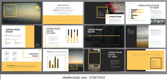 Original orange and black Presentation templates or corporate booklet. 
Easy Use in creative flyer and style info banner, trendy strategy mockups. 
Simple modern Slideshow or Startup. ppt. 