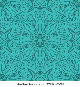 original pattern with lace decorative floral ornament. vector illustration. seamless pattern